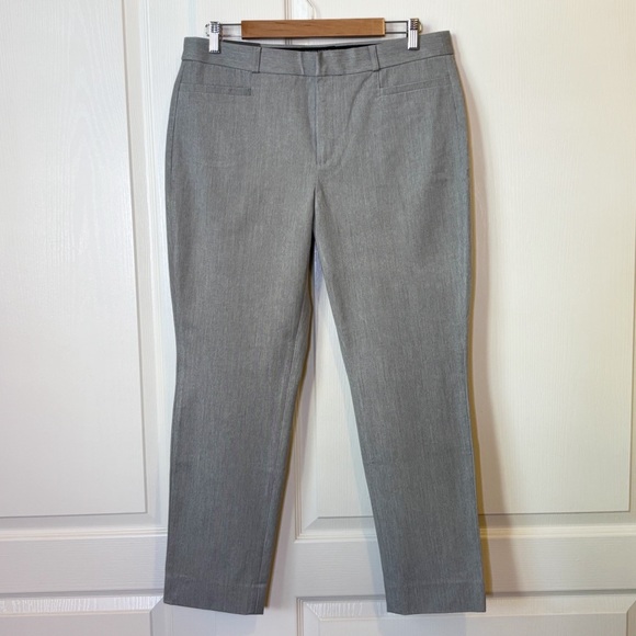 Banana Republic Sloan Curvy Fit Heather Grey Trouser Dress Pants Women’s 12 NWT - Picture 2 of 10